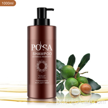 Shampoo Natural de Recrescimento de Cabelo Anti Queda de Cabelo